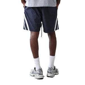 2025 Shorts décontractés pour hommes américain surdimensionné coupe ample séchage rapide coton antibactérien respirant glace peau Patchwork grande taille - Product Image 3