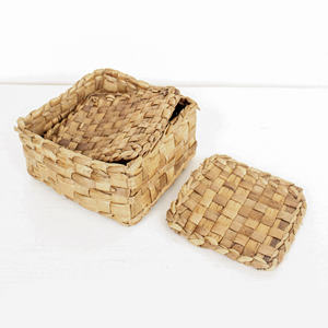 Eco friendly water hyacinth <b>coasters</b> for drinks hand woven <b>coaster</b> dining <b>table</b> accessories - Product Image 2