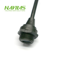 Cable de Extensión USB 3.0 Hembra para Montaje en Panel, Impermeable, con Aislamiento de PVC para Uso Automotriz y en Exteriores