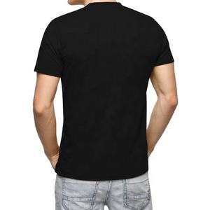 Summer <b>Black</b> Flexible Workout T-Shirt Wholesale <b>High</b> Quality Custom Printed 100% Cotton Unisex Long Sleeve OEM Service Cheap - Product Image 2
