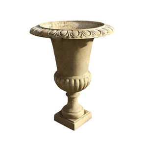 Personnalisé <span class=keywords><strong>en</strong></span> gros classique 24 "grand jardin décoration Antique Style français jumelé <span class=keywords><strong>Pot</strong></span> <span class=keywords><strong>de</strong></span> <span class=keywords><strong>fleur</strong></span> Médicis Pots <span class=keywords><strong>en</strong></span> <span class=keywords><strong>fonte</strong></span> jardinière - Product Image 3