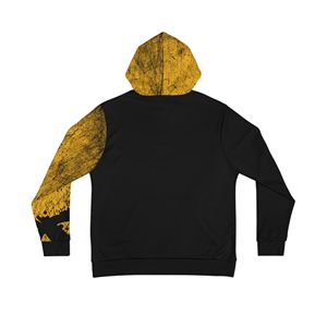 Pulls à capuche personnalisés à sublimation pour hommes femmes polaire en polyester de haute qualité coupe-vent vêtements d'hiver écologiques teints dans la nature - Product Image 3