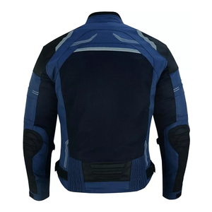 เสื้อแจ็กเก็ตมอเตอร์ไซค์สำหรับผู้ชายเสื้อแจ็กเก็ตมอเตอร์ไซค์พร้อมอุปกรณ์ป้องกัน CE - Product Image 3