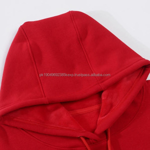 Sweat-shirt à capuche en coton surdimensionné pour homme, streetwear, logo sur le devant et le dos, avec poches, pour l'automne - Product Image 5