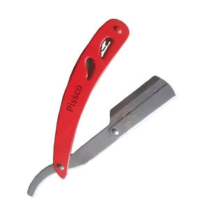 Navajas de Afeitar de Borde Recto para Barbería, Soporte para Navaja de Afeitar, Hoja Plegable de Acero Inoxidable, Navaja para Cabello Fabricada por Pissco Pakistán - Product Image 3