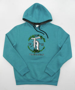 Unisex Heavyweight 100% Cotton Fleece Hoodie High Quality Wholesale Pullover Winter Embossed Custom Embroidered Logo Plain Dyed - Product Image 1