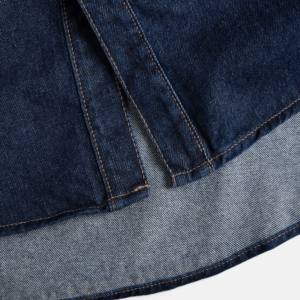 Qualité chaude Respirant Bouton Unique 100% Coton Enzyme Lavage Chemises Casual Manches Longues OEM ODM Vietnam Denim Chemise pour Hommes - Product Image 6