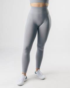 2024 nuevos pantalones legging largos elásticos de Color sólido para mujer con logotipo personalizado transpirables - Product Image 1