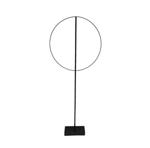Artículo decorativo de Metal de hierro de Color negro de forma redonda para la decoración de la sala de estar del hogar hecho a mano personalizado a granel - Product Image 3