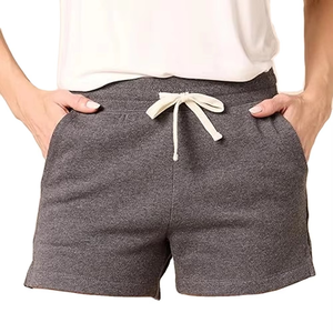 Pantalones Cortos Deportivos Casuales para Mujer, de Algodón 100%, Ecológicos, Transpirables, de Corte Regular, al por Mayor - Product Image 6