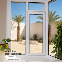 Fenêtre coulissante en alliage d'aluminium HUACAI, design moderne, verre Low-E, isolation thermique, anti-poussière, pour villa et cour, taille personnalisée