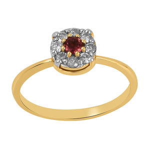 Anillo de halo de Plata de Ley 925 chapado en oro de lujo personalizado profesional de fábrica, Topacio blanco rosa, múltiples piedras preciosas, venta al por mayor, boda - Product Image 3