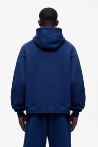 Plain Blank Boxy Street Wear Tracksuits Cotton Baggy Fleece <b>Oversized</b> Hoodie <b>Jogger</b> Set Running Tracksuit for Men - Product Image 2