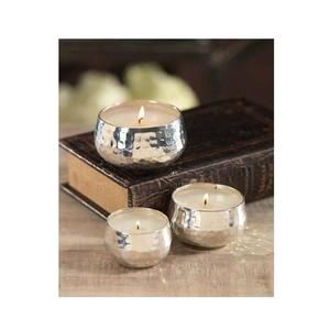 Tahura Export Luxury Candle Jars for Home Office Wedding <b>Metal</b> Candle Jars and <b>Bowl</b> With and Without Lid Empty Candle Jars Wax - Product Image 2
