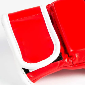 Gants de MMA professionnels en cuir à demi-doigts pour grappling, gym, boxe et entraînement de combat, logo et taille personnalisés, fabriqués au Pakistan - Product Image 6