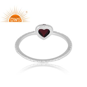 แหวนพลอยโกเมนธรรมชาติ925เงินสเตอร์ลิงดีไซน์ใหม่เครื่องประดับที่กำหนดเองสำหรับผู้หญิงของขวัญสำหรับผู้หญิงสำหรับเธอ - Product Image 2