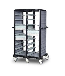 G.TT.18.D.1 Double Thermo Tray <b>Trolley</b> 9 + 9 <b>Serving</b> Trays - Product Image 1
