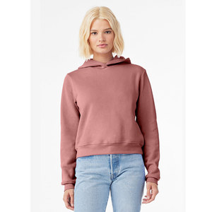 Bella + เสื้อฮู้ดผ้าแคนวาสสิกของผู้หญิง, เสื้อ7519หอมระเหยทรงหลวมเสื้อครอปยาวปานกลางเข้ารูปเสื้อมีฮู้ดพิมพ์ลายตัวอักษรที่กำหนดได้เอง - Product Image 3