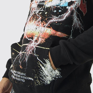 Sudaderas con capucha de talla grande de alta calidad para hombre, logotipo personalizado bordado, venta al por mayor, Sudadera con capucha de lana para gimnasio, suministro ODM - Product Image 6