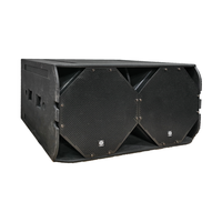 Haut-parleur LS3 double 18 pouces en bois italien, basses ultra-fondes, 4 ohms, 2400W, sur pied, mono, garantie 3 ans, MDS218