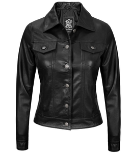 Chaqueta de Cuero de Invierno para Mujer de la Mejor Calidad, Elegante, Impermeable, Reversible, Ecológica, con Logotipo Personalizado, Cálida y Cómoda, Nueva Llegada - Product Image 1
