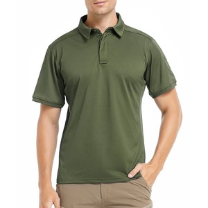 Polos unis surdimensionnés décontractés de haute qualité personnalisés avec votre logo Chemises de golf en jersey Vêtements de golf pour hommes - Product Image 4