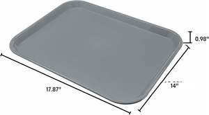 Handmade Eco-Friendly Fancy Rectangle Metal Serving Tray for Catering Home Dining Kitchen Use - Product Image 3