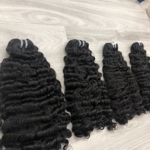 Proveedor al por mayor de pelo rizado birmano rizado trama pelo brasileño virgen crudo para mujeres negras Paquete de pelo - Product Image 4