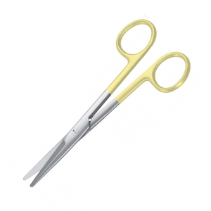Meilleure qualité ciseaux chirurgicaux demi-or Mayo pointe émoussée finition sable salle d'opération chirurgie TC ciseaux Service OEM - Product Image 3
