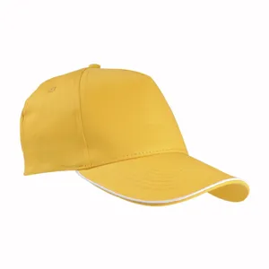 Cappellino Promozionale Personalizzabile a 5 Pannelli con Profilo a Contrasto - Product Image 2