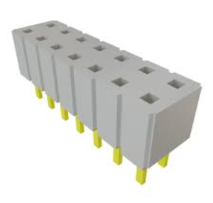 Connecteur traversant pour carte de circuit imprimé multi-positions SLW-107-01-L-D, composant d'interconnexion rectangulaire - Product Image 2