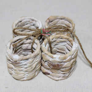 Artex Dong Thap Factory Handmade <b>Rattan</b> Tissue Box <b>Cover</b> Water Hyacinth Weaving for Eco-Friendly Home - Product Image 6