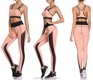 Sujetador y pantalones de Yoga sexy para mujer, traje deportivo, 2 conjuntos, ropa de Fitness para mujer, para entrenamiento y la práctica de deportes para Yoga - Product Image 5