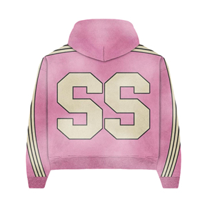 Ensemble de sweats à capuche zippés vintage pour femmes, broderie personnalisable, lavage à l'acide, logo sur le devant, sweats à capuche pour hommes - Product Image 3