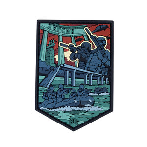 Parche de PVC 3D del Orgullo de Ucrania | Emblema de goma personalizado para sombreros y bolsos - Product Image 2