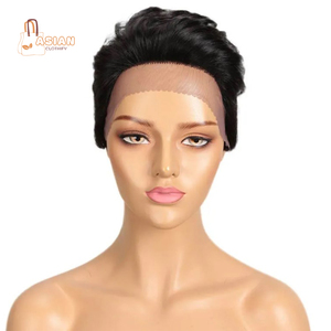 Peluca de encaje frontal con ondas de agua para mujer, cabello brasileño Remy rubio miel, liso, 30 pulgadas, base de seda, densidad 130%-150% - Product Image 1