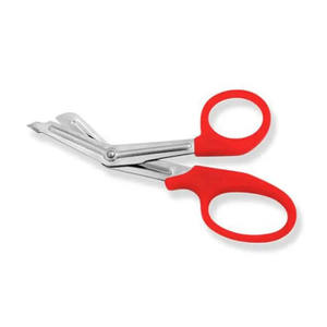 Tijeras para Traumatismos, Tijeras Médicas Rojas, 1 Pieza, Calidad Premium, para Vendajes, EMT, para Enfermeras, Certificación CE Clase I por INNOVAMED - Product Image 1