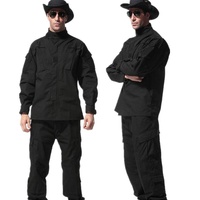 Ensemble uniforme camouflage pour homme, style tactique, polyester et coton tissé, respirant, résistant aux déchirures, vêtements d'extérieur