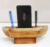 Venta de fábrica Grado Superior de madera de bambú portátil hecho a mano amplificador de sonido para universal del teléfono celular de sonido de refuerzo