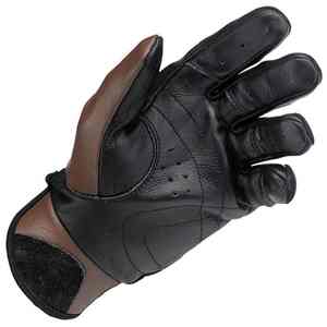Urban Rider Gants de cyclisme en cuir de vachette Utilisation hivernale Antidérapant Demi-doigt unisexe pour la moto - Product Image 5