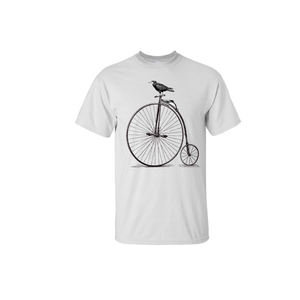 Camiseta negra con cuello redondo transpirable, Material de algodón 100% prémium, Logo personalizado, Color dorado, manga corta, impresión de pantalla - Product Image 1