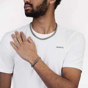 สร้อยคิวบาลิงค์สีเงินขนาด 12 มม. สำหรับโอกาสเป็นของขวัญ - Product Image 3