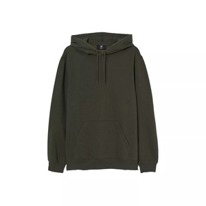Plush Hoodie <b>Pullover</b> <b>Sweater</b> Custom Solid Long Sleeve Hoodies Men Sweatshirt - Product Image 5