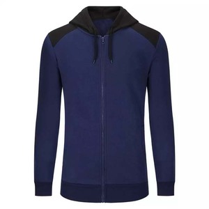 Survêtements de sport brodés pour hommes 2025 en gros – 100 % coton molletonné, zippés, anti-plis, séchage rapide, respirants pour la gym - Product Image 2