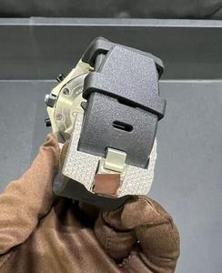 Montre VVS Moissanite Maahir Gems, mouvement à quartz, bracelet en alliage, aiguilles en verre, étanche à 10 m, luxe, mode, affaires, charme - Product Image 5