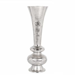 Jarrón de flores en relieve de hoja de Metal nuevo de tendencia, jarrón de hierro hecho a mano chapado en oro para decoración del hogar, jarrón de Metal - Product Image 3