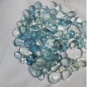 107 piezas de Aguamarina natural 8mm a 17mm Oval Fancy rosecut 225 Cts Lot Iroc Sales Quality Baruj Gemstone FACET CAB US $135 all - Product Image 3