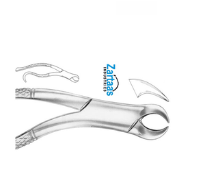 Fórceps de extracción de acero inoxidable de alta calidad, molares inferiores para niños Fig 16S, exportadores y fabricantes - Product Image 2