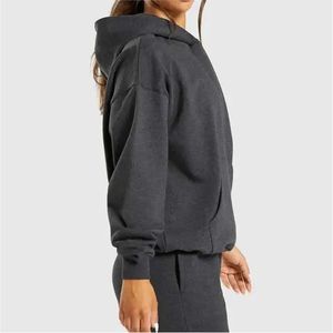 Design unique personnalisé Hoddies femmes sweats à capuche vierges femmes décontracté solide à manches longues pull ample hauts femme automne sweats à capuche - Product Image 3