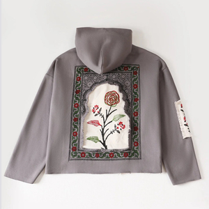 เสื้อสเวตเตอร์แบบสวมศีรษะของผู้หญิงเสื้อสเวตเตอร์แบบสวมหัวมีฮู้ดโอเวอร์ไซส์หนาอบอุ่นผ้าฟลีซทรงหลวมเสื้อผ้าสำหรับฤดูหนาวสไตล์ใหม่2024 - Product Image 3